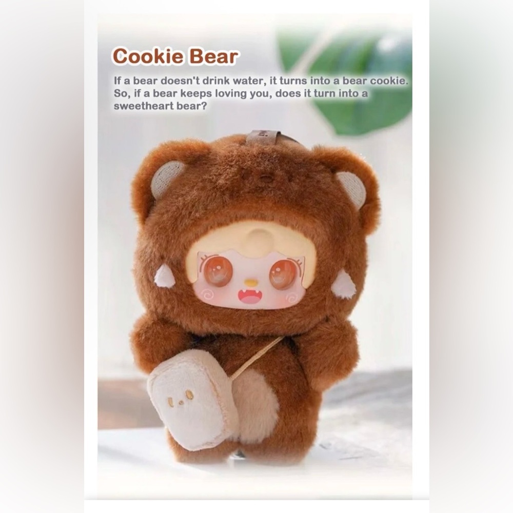 YOOKI Take a Bite of Bear Plush- Cookie Bear